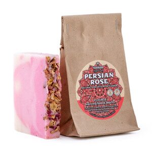 Персидское натуральное розовое мыло Persian Rose для рук и тела Hammam Organic Oils